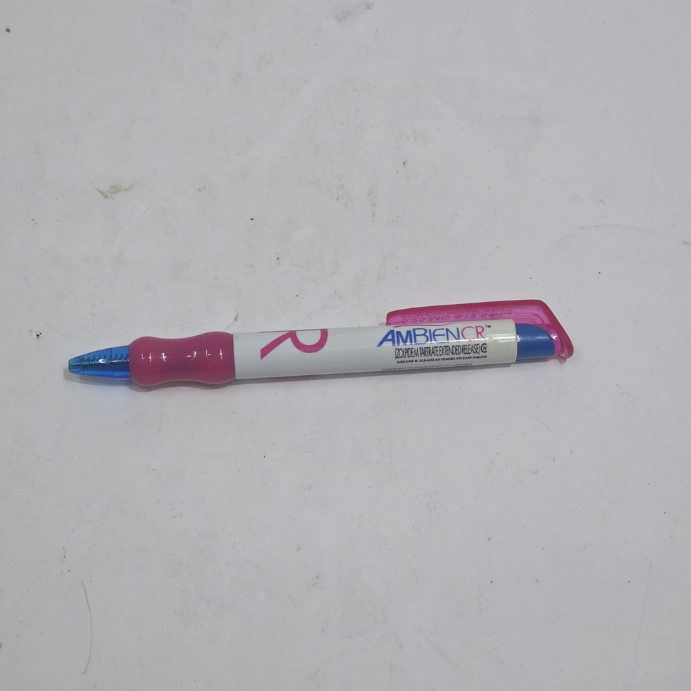 Ambien CR Pharmaceutical Collectible Heavy Metal‎ Pen Drug Rep Rare